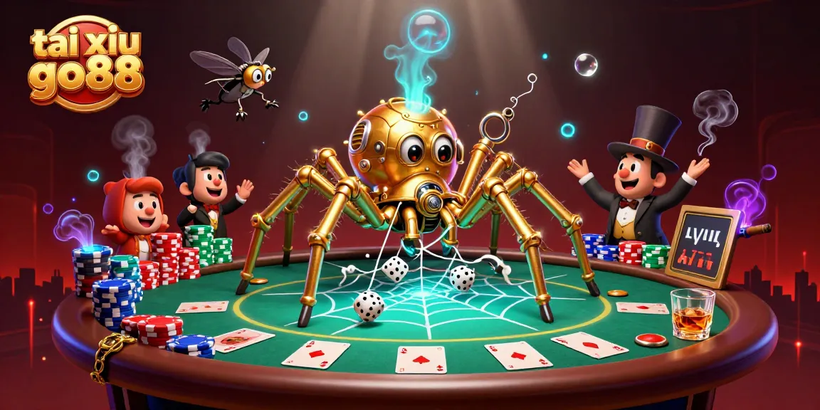 Experience tai xiu go88 at its finest with a striking steampunk-themed casino scene filled with dynamic elements.