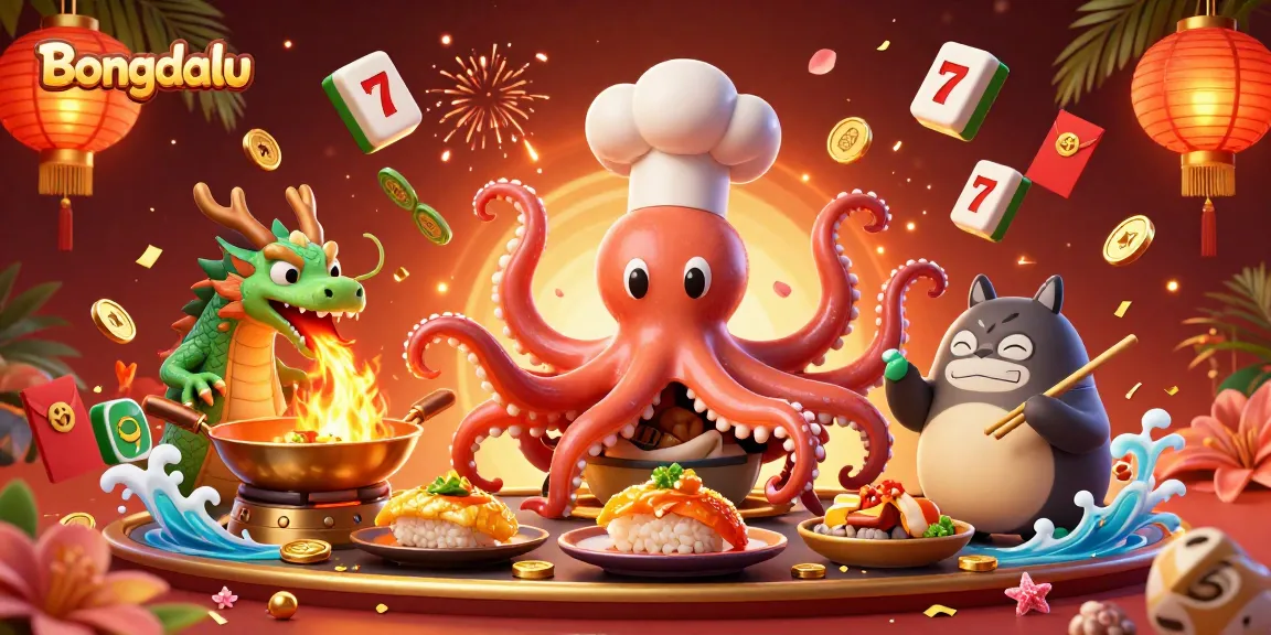Bongdalu highlights the excitement of gambling, featuring engaging characters and vital casino elements in a vibrant illustration.