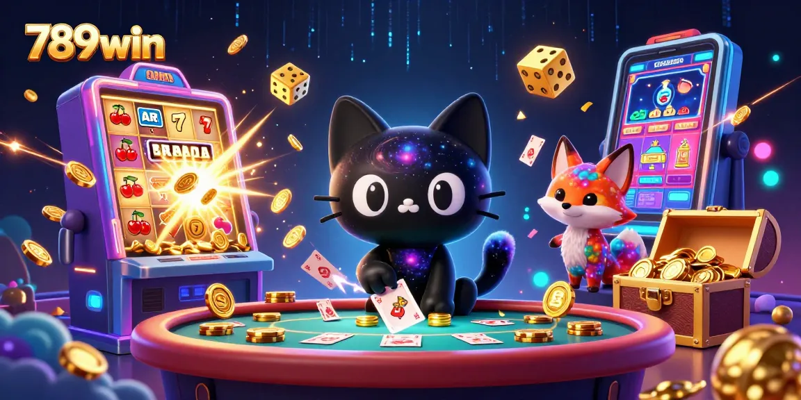 Experience 789win at its finest with a vibrant cosmic casino scene featuring jackpot elements.