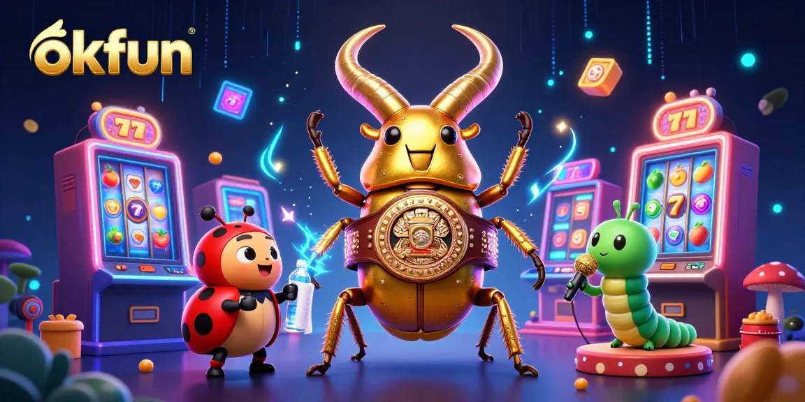Engage with the thrilling slots experience at okfun featuring vibrant colors and characters.